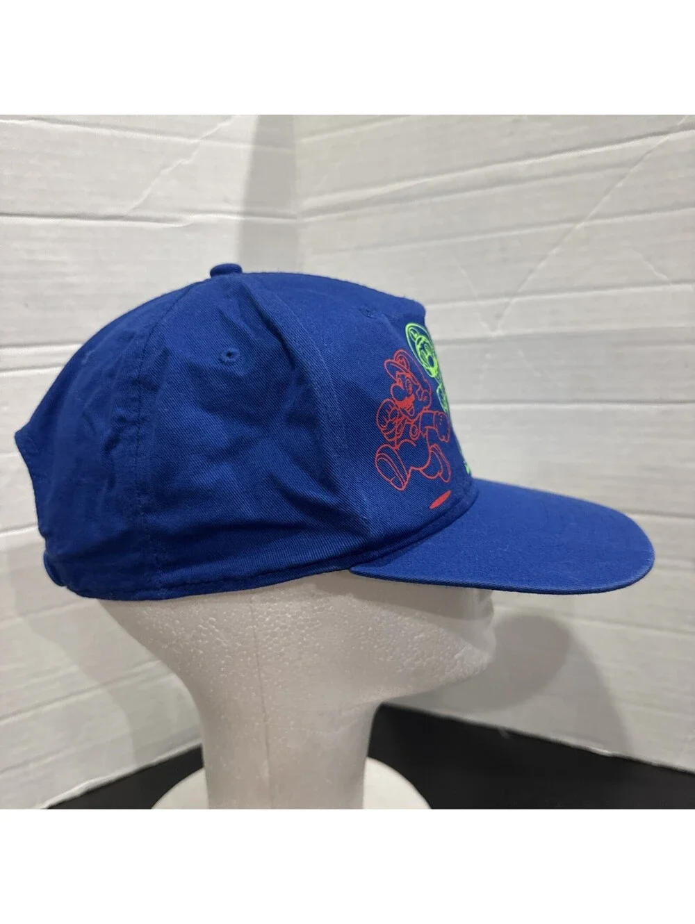 Super Mario Brothers Yoshi Mario Cart Video Games Nintendo Baseball Cap Sz Youth